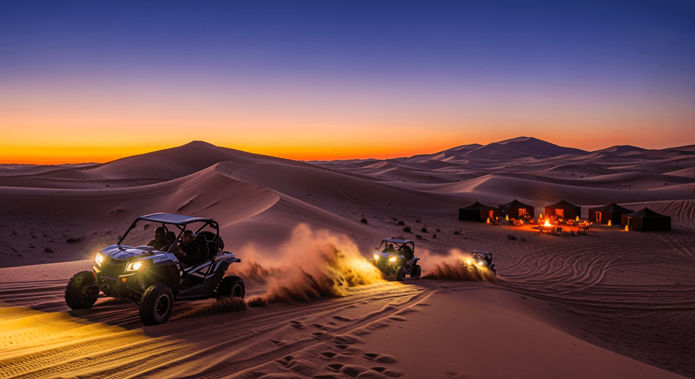 Evening Safari with 2-Seater Dune Buggy
